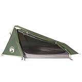 vidaXL Tunnelzelt 1 Personen, Campingzelt mit Netzwände, Wasserdicht Gartenzelt mit abnehmbarem...