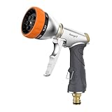 Ibergrif M20285 Gartenbrause, Metall Garden spritze mit 7 Funktionen Spritzdüse, Hochdruck...