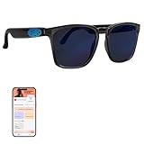 AI Übersetzer Sonnenbrille (144 Sprachen) mit UV-Schutz | Open-Ear Lautsprecher | Freisprechen,...