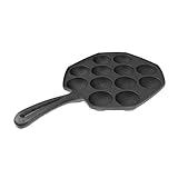 Amosfun Takoyaki-Pfannenformen aus Gusseisen, antihaftbeschichtet, für japanische Fleischbällchen...