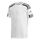 adidas Unisex Kinder Squad 21 Jsy Y T-Shirt, white/black, 140