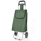 VERTICAL STUDIO Einkaufstrolley 35 L – Klappbar, leicht & robust, mit Alugestell,...