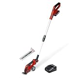 Einhell Akku-Gras- und Strauchschere GE-CG 18/100 Li T Kit Power X-Change (18 V, Teleskopstiel,...