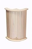 Sauna Lampenschirm aus Holz (Linde) – Abdeckung für Saunaleuchte & Sauna Lampe – Holz...