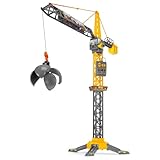 Dickie Toys - Mighty Crane (110 cm) - großer Spielzeug-Kran mit 360°-Drehung & Abrissbirne inkl....