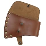 Beilhülle aus PU-Leder, Axtscheide, Taillenmontage, Axtkopfabdeckung mit Druckknopf, 15, 5 x 10, 9...