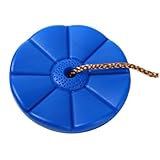 FRCOLOR Plastik Achtkant Schaukel Sitz für Outdoor Scheibenschaukel mit Stabilem Nylonseil und...
