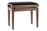 GEWA Pianobank Deluxe Nussbaum Matt (leichtgängige Höhenverstellung über präzise...
