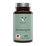 Gerstengras Kapseln - 1.500mg je Tagesdosis - 180 vegane Kapseln für 2 Monate - natürliches...