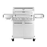 TAINO PLATINUM YAMARA 4+2 Gasgrill Edelstahl 4 Brenner Keramik Sear-Burner Keramik Backburner...