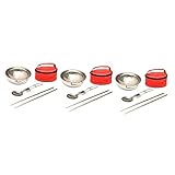 MILISTEN 3 Sets Camping Utensilien Picknick Utensilien Camping Geschirr Outdoor Geschirr Edelstahl...