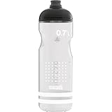 Sigg - Fahrrad Trinkflasche - Pulsar Transparent White - Quetschbar - Spülmaschinenfest -...