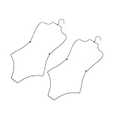 CONGARTENO 2 Stück Badeanzug Kleiderbügel Metall Babykleiderbügel Stabil Formwahrend Leicht...