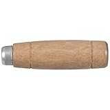 HOLIDYOYO Solider Holzgriff Ersatz Küchenmessergriff mit Metallkragen Einfache Montage für...