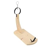 Gedourain Hochwertiger Schinkenhalter aus Kiefernholz, Vielseitiger Schinken-Präsentationsständer...