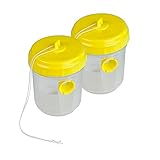 Windhager Wespen Abwehr | Wespenfalle 2 Stk. | für draußen, leicht zu reinigen | Anwendung ohne...