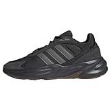 adidas Herren Ozelle Shoes Sneakers, Carbon/Grey Four/Pulse Lime, 42 2/3 EU