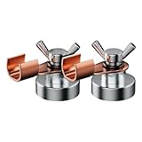 Vibsky Schweiß-Bodenklemme, magnetisch, für Metallstangen, Säulen, Geländer und Schweißtische,...