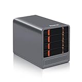 ROUAFWIT NAS Core i3 N305 4 Bay, Network Storage NAS 8C/8T CPU Mini PC Computer, DDR5 16G RAM 128G...