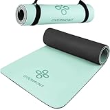 Overmont Yogamatte Rutschfest 8mm Dicke - Gymnastikmatte 183 x 61cm - Fitnessmatte Gepolstert mit...