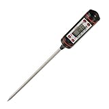 Konetun® Digitales Küchen-Thermometer, Sonde, für Lebensmittel, Kochen, Grillen, Fleisch, Steak,...