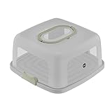 Emsa Prep&Bake Kuchenaufbewahrungsbox, Rechteckig, 37 x 33 cm, Tragegriff, Schneidevorrichtung,...