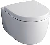 Geberit Tiefspül-WC iCon (6 Liter, wandhängend, aus Sanitärkeramik, Befestigung von oben)...