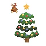 Statischer Weihnachtsaufkleber für Kühlschrank, Fenster, PVC, für Zuhause, Büro, Geschäft,...