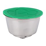 Asixxsix Wiederverwendbare Kaffeekapseln, Edelstahl Nachfüllbare Kaffeekapseln, die mit der for...