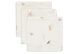 Jollein Spucktücher Baby - Jungle Jambo - 3er Pack - 31x31cm - 100% Baumwolle - Mulltücher Baby -...
