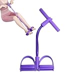 Fitnessbänder,4-Schlauch Pedal- und Knöchelzug Widerstandsband - Workout Flexibilitätstraining...