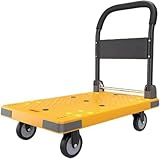 Robuste Sackkarre – faltbarer, tragbarer Rollwagen mit Schwenkrädern für einfachen Transport,...