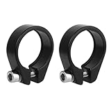 2 Stück Sattelklemme,Sattelklemme 31.8,Schnellspanner Sattelstütze,SattelstüTzenklemme aus...