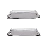 Amazon Basics Unterbettkommode mit Reißverschluss und transparenter Oberseite aus Vinyl, 2er-Pack,...