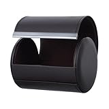 ifundom Magnetische Krawattenbox Zylindrisch aus PU Leder Kompakter Reise Organizer für Business...