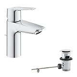 GROHE Start, Waschtischarmatur, wassersparend (Wasserhahn für das Bad, Badarmatur mit...