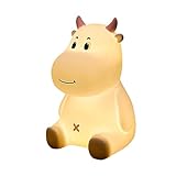 SHINEOFI 1Satz Kuhform Batteriebetriebenes LED für Kinderzimmer Sanfte als Stilllampe Tischlampe...