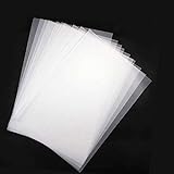 Transparentpapier 100 Blatt bedruckbar Weiß DIN A4 70g/qm zum Bedrucken, Zeichnen, Basteln,...