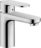 hansgrohe Vernis Blend - Waschtischarmatur mit Zugstangen-Ablauf, Wasserhahn Bad mit Auslauf Höhe...
