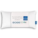 LINEA by böhmerwald - cosy - 3 Kammer-Kopfkissen weich, 40 x 80, Innen:100% Federn, Äußere...