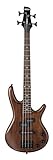 Ibanez GSRM20 GIO Series MiKro Short Scale Electric Bass Guitar - Walnut Flat Finish, 3/4