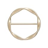Mking Prerry Seidenschal-Ring-Clip, T-Shirt, Krawattenklammern für Damen, Schals, Verschluss,...