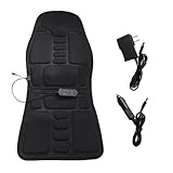 HohuzSruk Massage-Sitzkissen | Massagesitz für Rücken und Sitzfläche | elektrisch beheizbar...