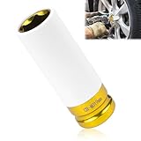 Kraft Schoneinsatz 17mm 19mm Radschrauben Nuss Schoneinsätze 1/2' Alufelgen Schonnüsse für...