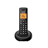ALCATEL E260 - Schnurloses DECT-Telefon - Kompaktes Design - Großes hintergrundbeleuchtetes Display...