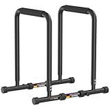 DH FitLife Dip Barren Bars | Dip Station | Kraftstation Fitnessgerät für Zuhause | Parallettes...