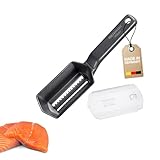 Westmark Fischentschupper Scalex Black Edition – Fischschupper aus Aluminium & Edelstahl –...