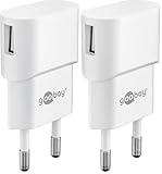 Goobay 44948 USB Netzteil Adapter für Steckdose 1 A (5W) / Netzteil mit seitlichem Eingang/Für...