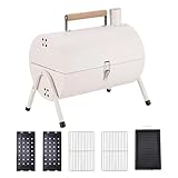 Fassgrill – tragbarer Smoker | Grillrost Botticella rutschfest und antihaftbeschichtet für Haus,...