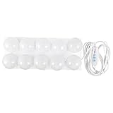 HONITANO LED Schminkspiegel Licht USB Aufladbar Farbmodi Dimmbar Makeup Lampe für Kosmetikspiegel...